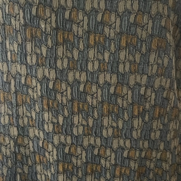 Lafayette 148 Sleeveless Green Print Poly Stretch Dress 14 - Picture 8 of 8